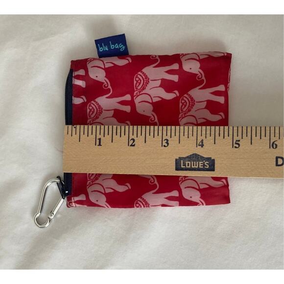 Red nylon blu bag shopping bag - Picture 8 of 8